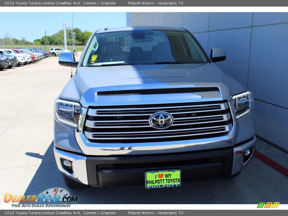 2019 Toyota Tundra Limited CrewMax 4x4 Cement / Graphite Photo #3