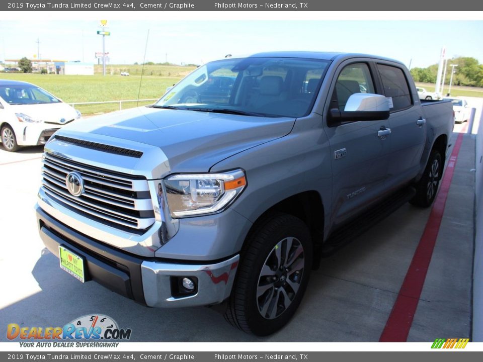 2019 Toyota Tundra Limited CrewMax 4x4 Cement / Graphite Photo #4