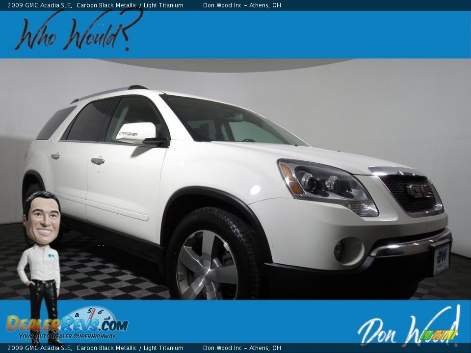 2009 GMC Acadia SLE Carbon Black Metallic / Light Titanium Photo #1