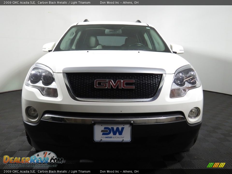 2009 GMC Acadia SLE Carbon Black Metallic / Light Titanium Photo #3