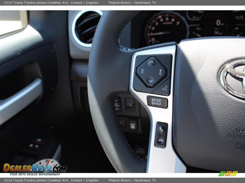 2019 Toyota Tundra Limited CrewMax 4x4 Cement / Graphite Photo #13