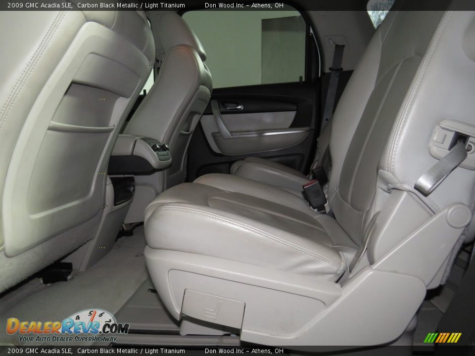 2009 GMC Acadia SLE Carbon Black Metallic / Light Titanium Photo #15