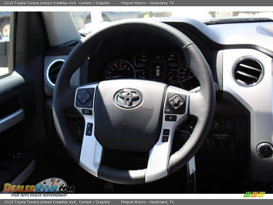 2019 Toyota Tundra Limited CrewMax 4x4 Cement / Graphite Photo #20