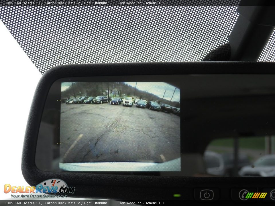 2009 GMC Acadia SLE Carbon Black Metallic / Light Titanium Photo #23