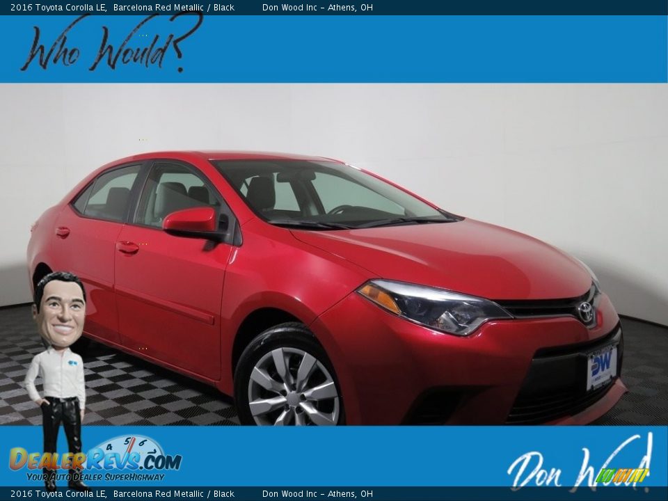 2016 Toyota Corolla LE Barcelona Red Metallic / Black Photo #1