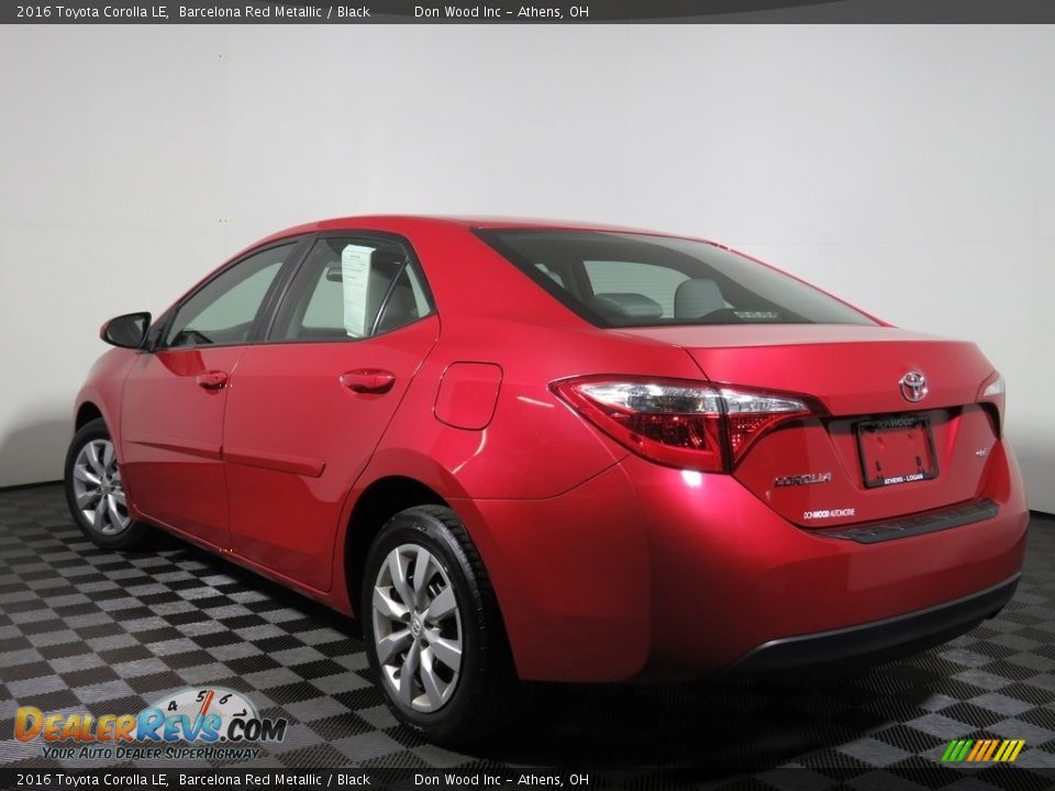 2016 Toyota Corolla LE Barcelona Red Metallic / Black Photo #7
