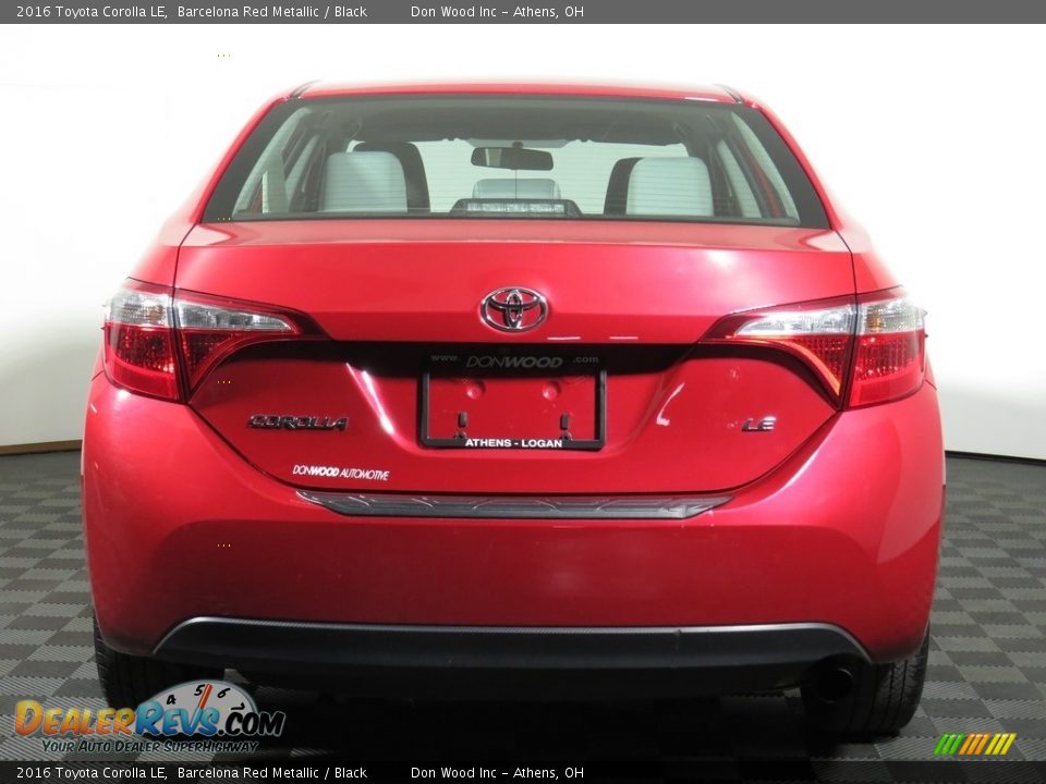 2016 Toyota Corolla LE Barcelona Red Metallic / Black Photo #8