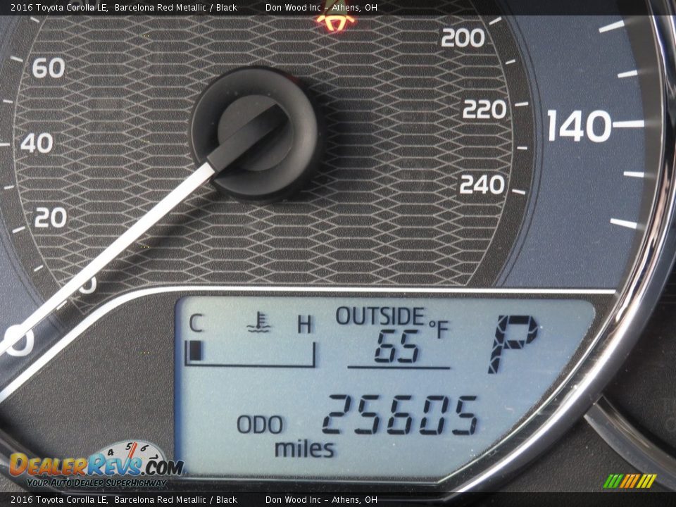 2016 Toyota Corolla LE Barcelona Red Metallic / Black Photo #22
