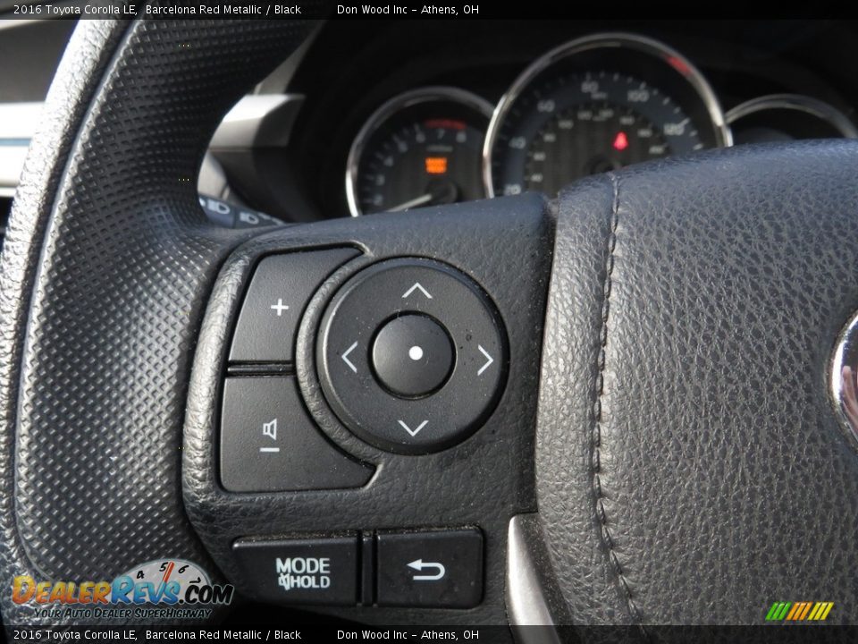 2016 Toyota Corolla LE Barcelona Red Metallic / Black Photo #23