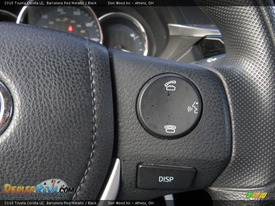 2016 Toyota Corolla LE Barcelona Red Metallic / Black Photo #24