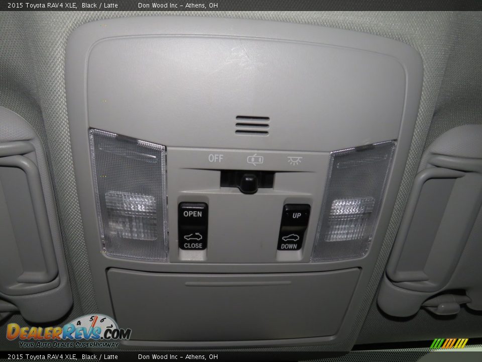 2015 Toyota RAV4 XLE Black / Latte Photo #7