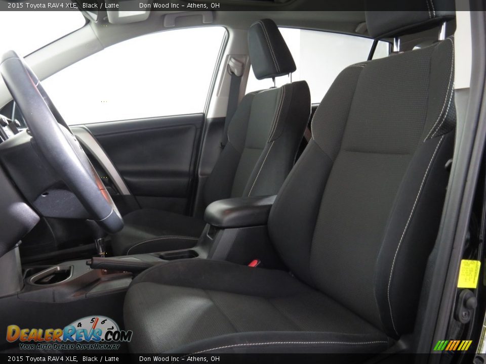 2015 Toyota RAV4 XLE Black / Latte Photo #11