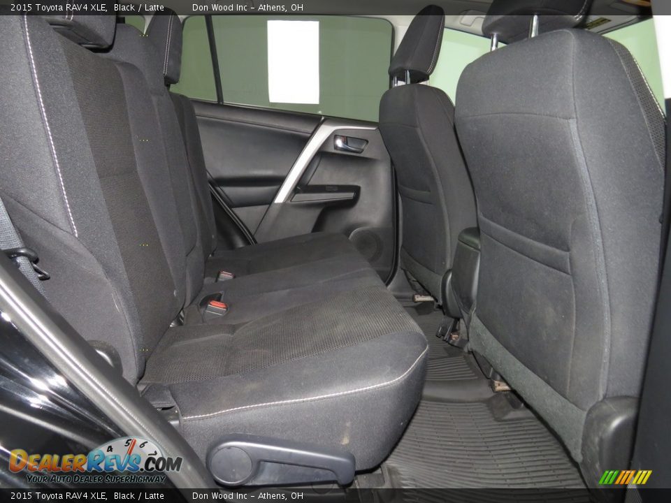 2015 Toyota RAV4 XLE Black / Latte Photo #18