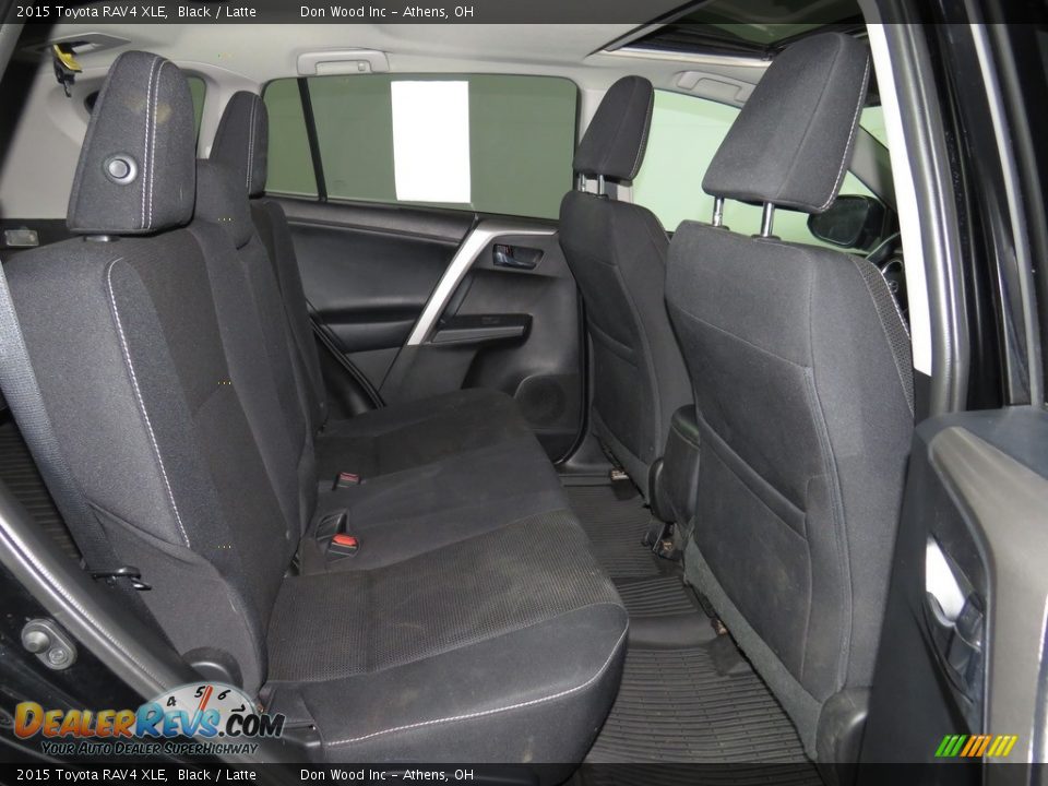 2015 Toyota RAV4 XLE Black / Latte Photo #19