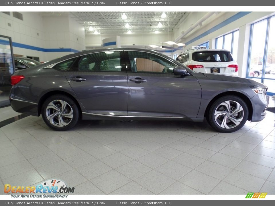 2019 Honda Accord EX Sedan Modern Steel Metallic / Gray Photo #4