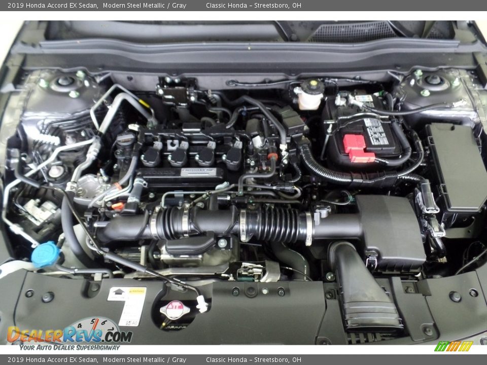 2019 Honda Accord EX Sedan Modern Steel Metallic / Gray Photo #22