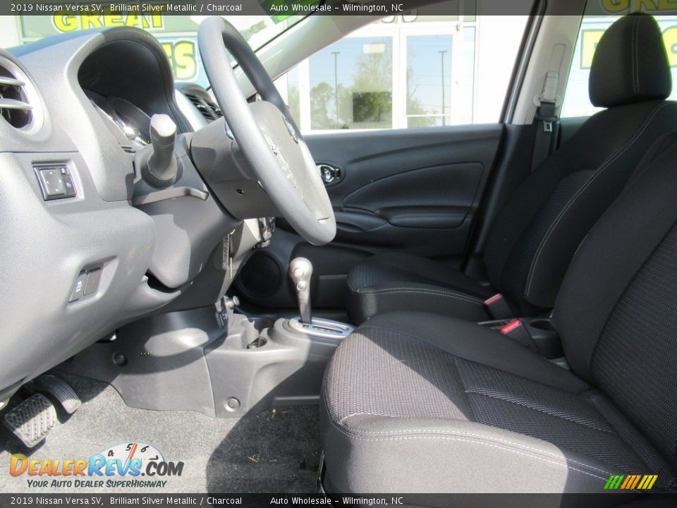2019 Nissan Versa SV Brilliant Silver Metallic / Charcoal Photo #10