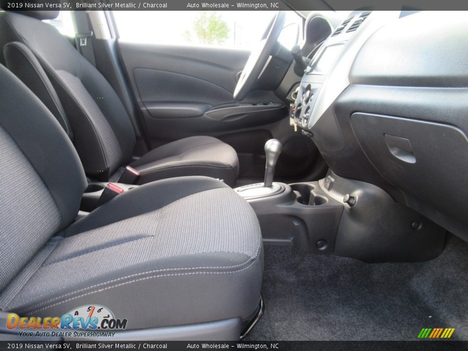 2019 Nissan Versa SV Brilliant Silver Metallic / Charcoal Photo #12