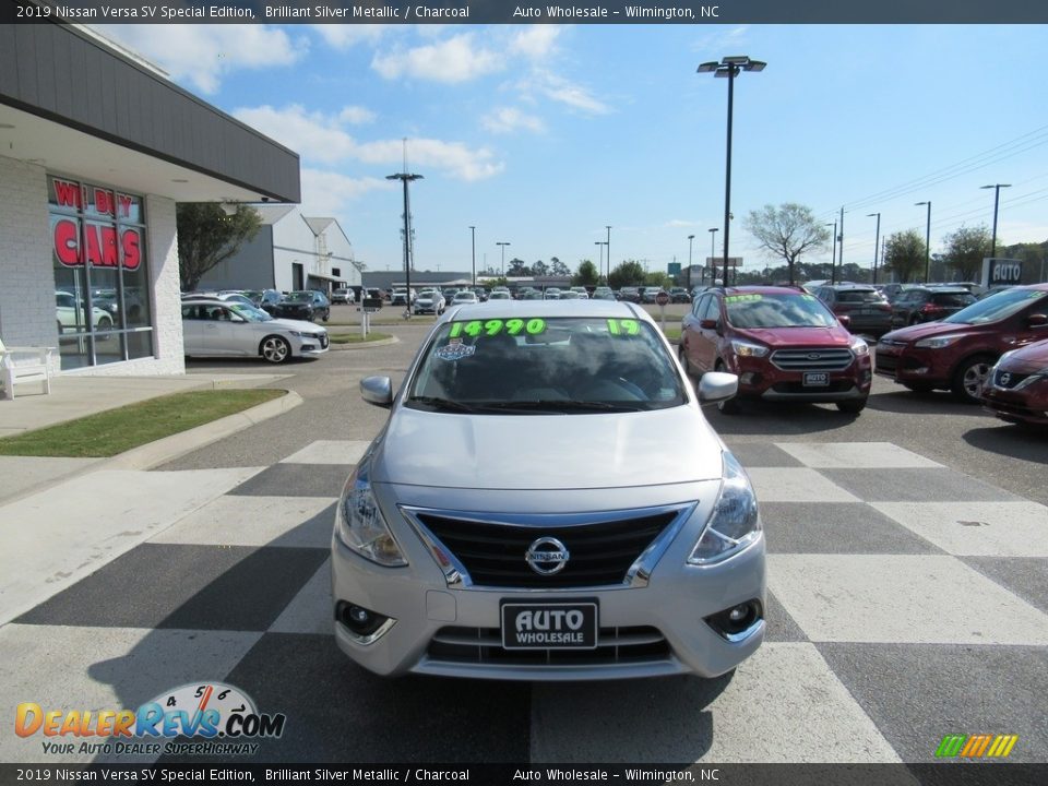 2019 Nissan Versa SV Special Edition Brilliant Silver Metallic / Charcoal Photo #2