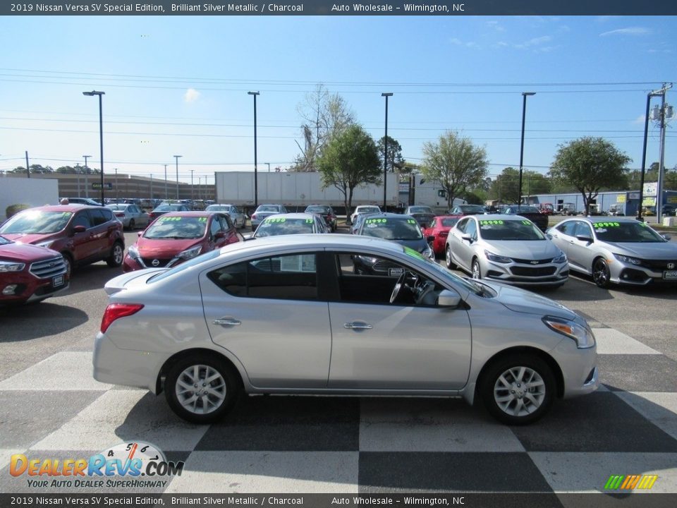 2019 Nissan Versa SV Special Edition Brilliant Silver Metallic / Charcoal Photo #3