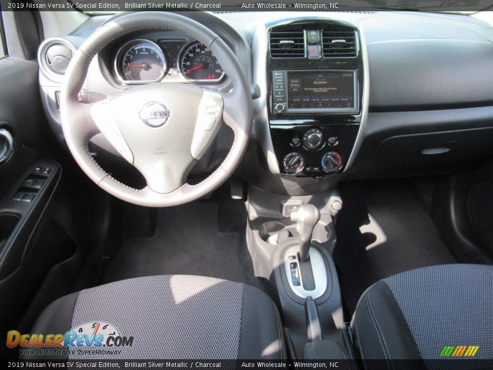 2019 Nissan Versa SV Special Edition Brilliant Silver Metallic / Charcoal Photo #14