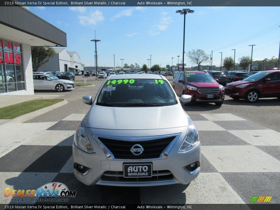 2019 Nissan Versa SV Special Edition Brilliant Silver Metallic / Charcoal Photo #2