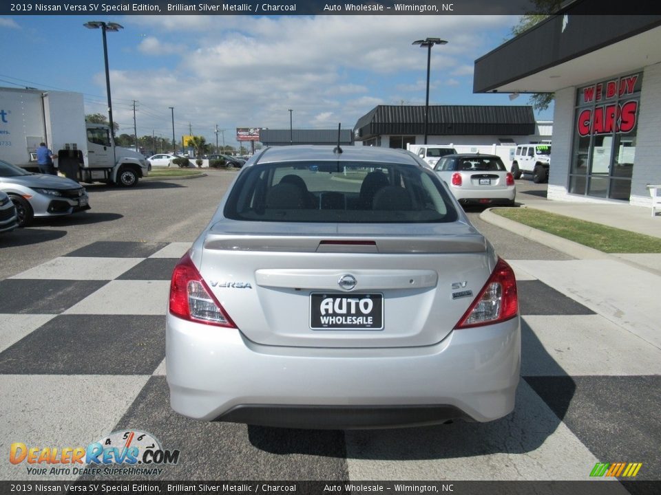 2019 Nissan Versa SV Special Edition Brilliant Silver Metallic / Charcoal Photo #4