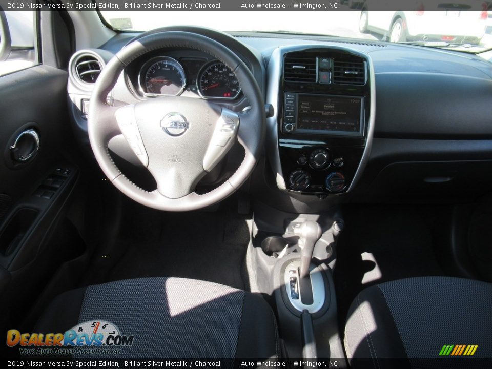 2019 Nissan Versa SV Special Edition Brilliant Silver Metallic / Charcoal Photo #14