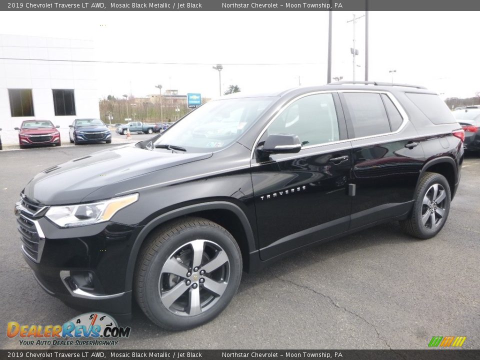 2019 Chevrolet Traverse LT AWD Mosaic Black Metallic / Jet Black Photo #1