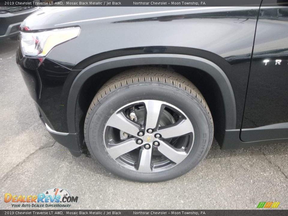 2019 Chevrolet Traverse LT AWD Mosaic Black Metallic / Jet Black Photo #2