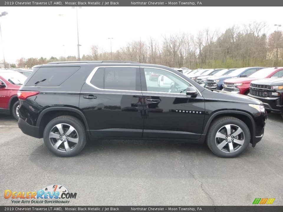 2019 Chevrolet Traverse LT AWD Mosaic Black Metallic / Jet Black Photo #7