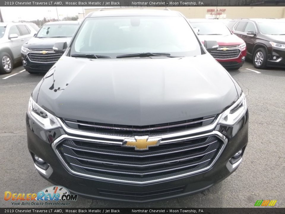 2019 Chevrolet Traverse LT AWD Mosaic Black Metallic / Jet Black Photo #9