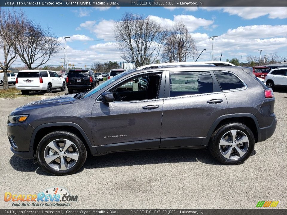 2019 Jeep Cherokee Limited 4x4 Granite Crystal Metallic / Black Photo #3