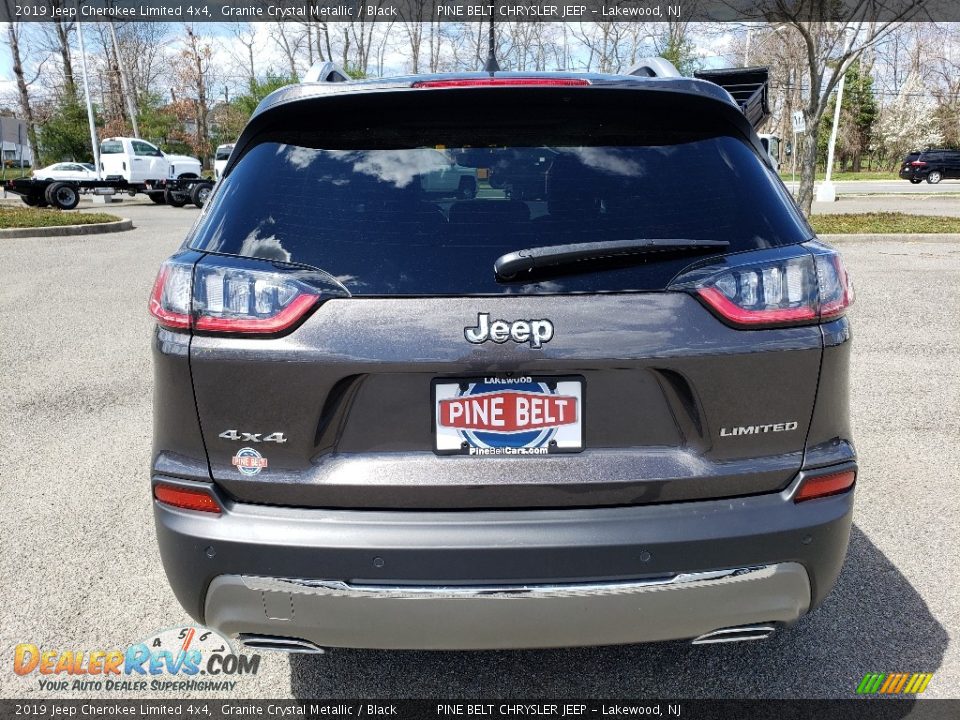 2019 Jeep Cherokee Limited 4x4 Granite Crystal Metallic / Black Photo #5