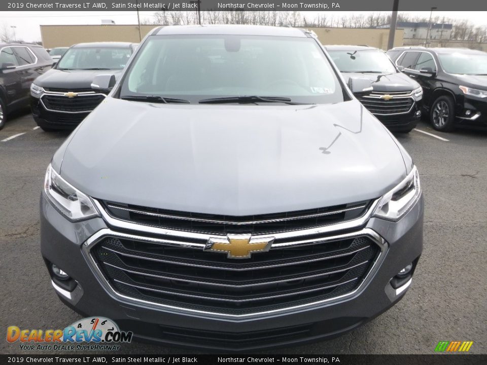 2019 Chevrolet Traverse LT AWD Satin Steel Metallic / Jet Black Photo #8