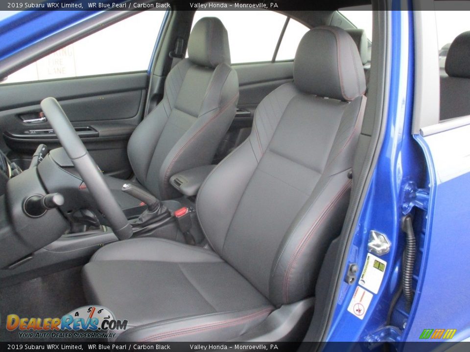 Front Seat of 2019 Subaru WRX Limited Photo #12