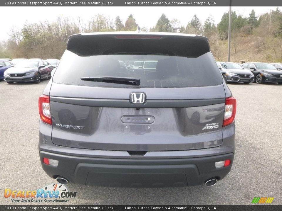 2019 Honda Passport Sport AWD Modern Steel Metallic / Black Photo #4