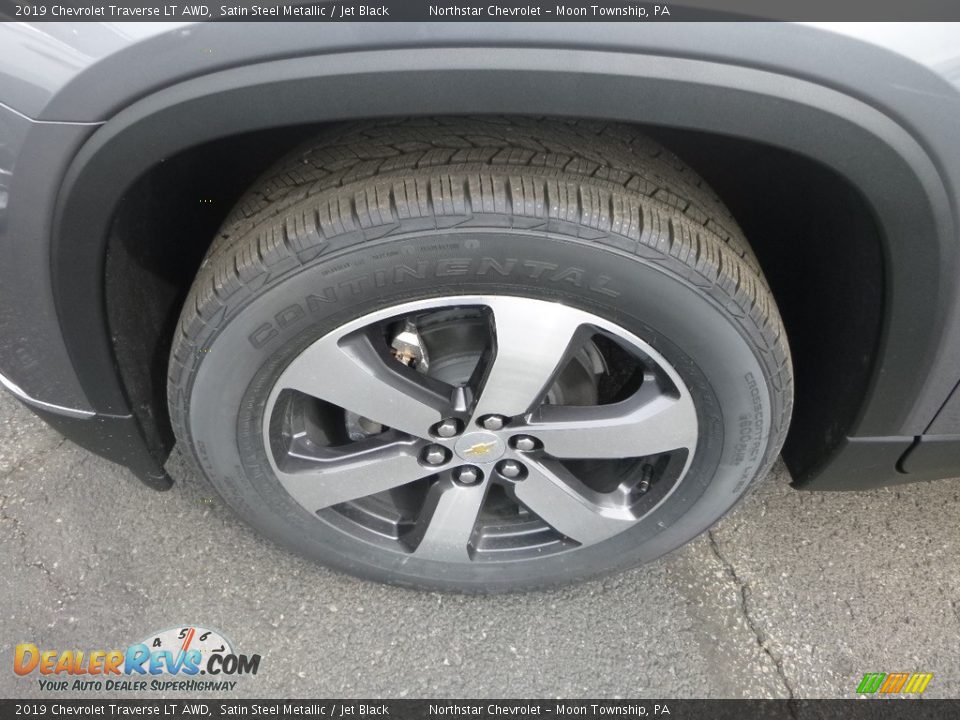 2019 Chevrolet Traverse LT AWD Satin Steel Metallic / Jet Black Photo #2