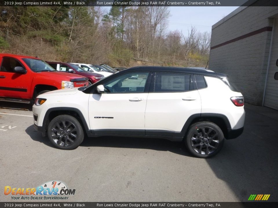 2019 Jeep Compass Limited 4x4 White / Black Photo #2
