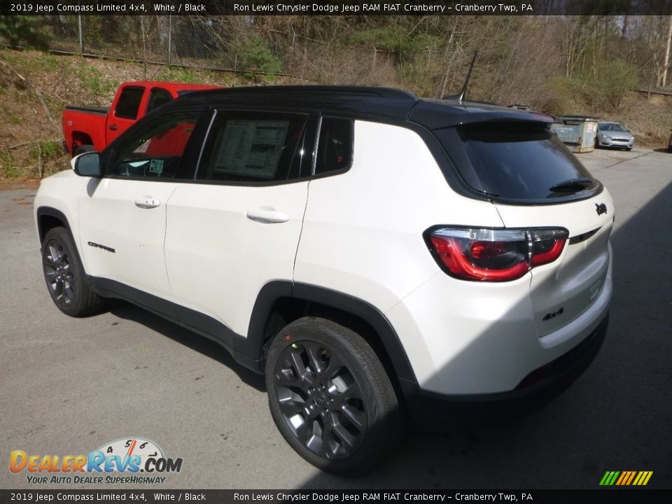 2019 Jeep Compass Limited 4x4 White / Black Photo #3