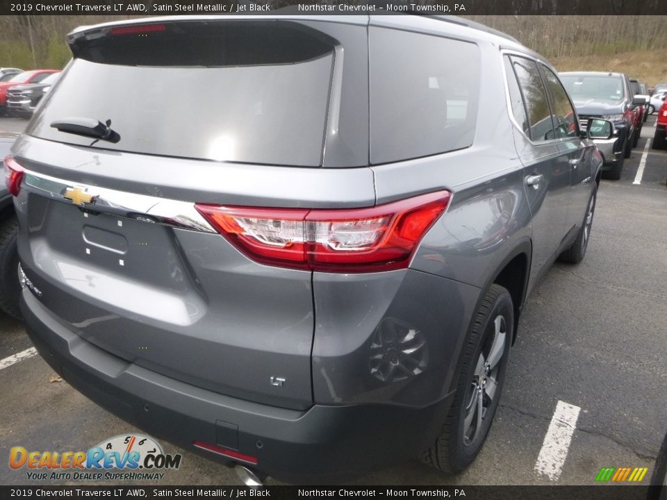 2019 Chevrolet Traverse LT AWD Satin Steel Metallic / Jet Black Photo #5