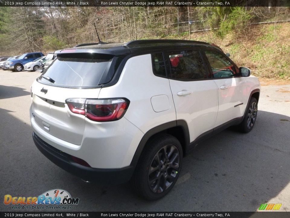 2019 Jeep Compass Limited 4x4 White / Black Photo #5