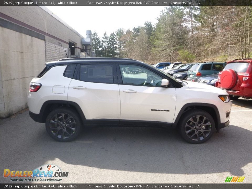 2019 Jeep Compass Limited 4x4 White / Black Photo #6