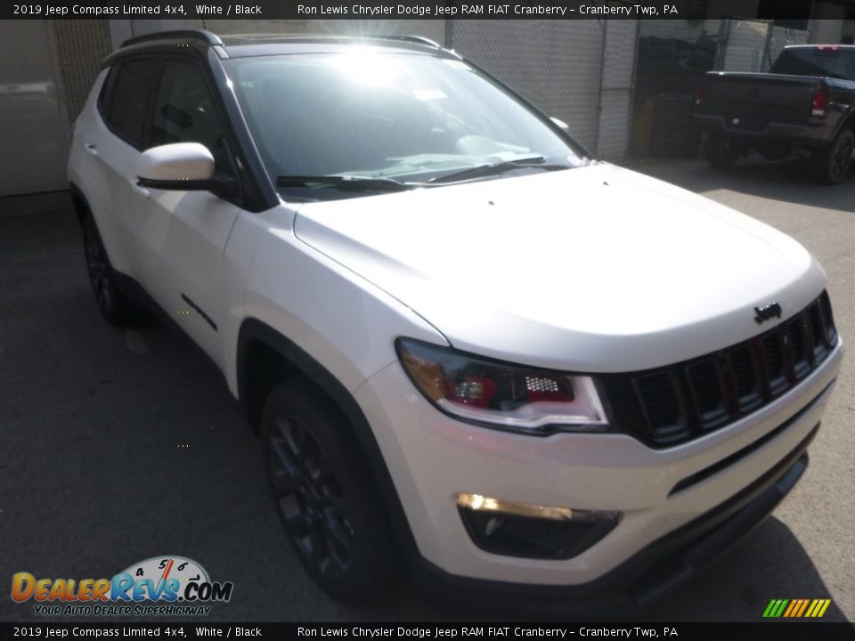 2019 Jeep Compass Limited 4x4 White / Black Photo #7