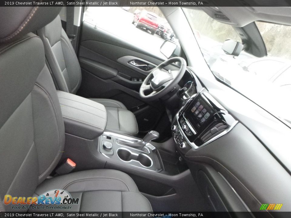 2019 Chevrolet Traverse LT AWD Satin Steel Metallic / Jet Black Photo #8