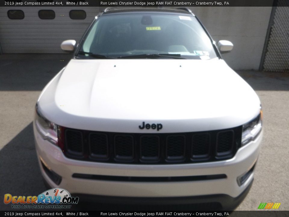 2019 Jeep Compass Limited 4x4 White / Black Photo #8