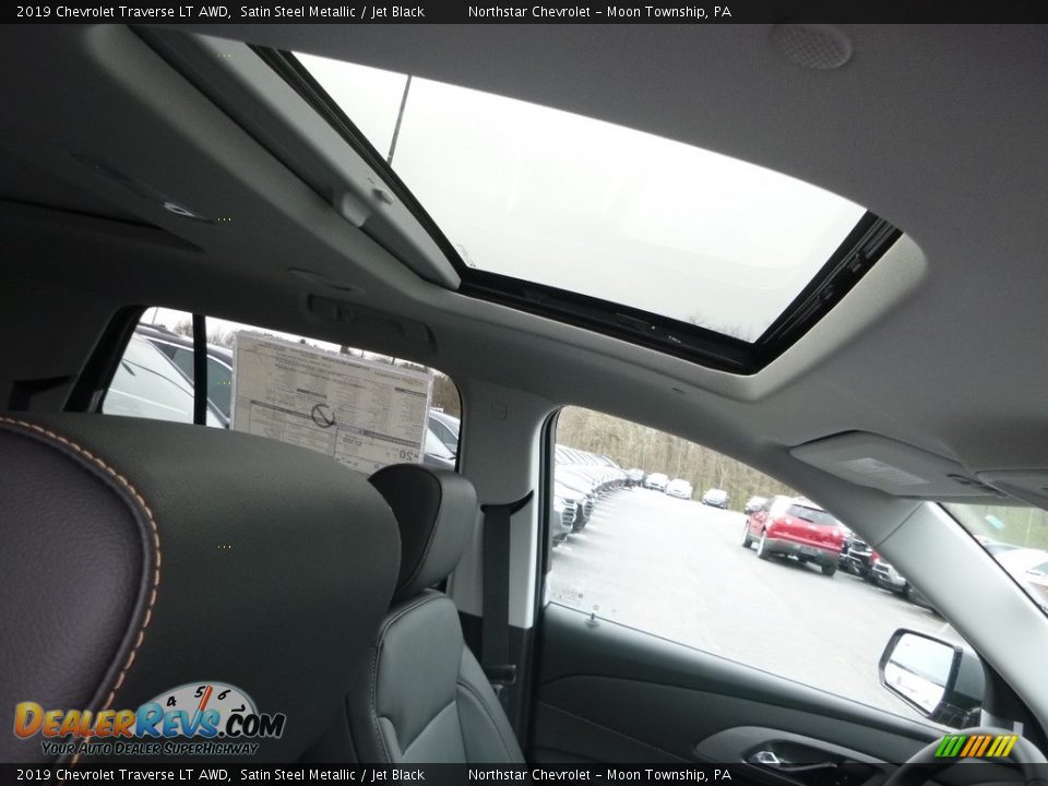 2019 Chevrolet Traverse LT AWD Satin Steel Metallic / Jet Black Photo #10