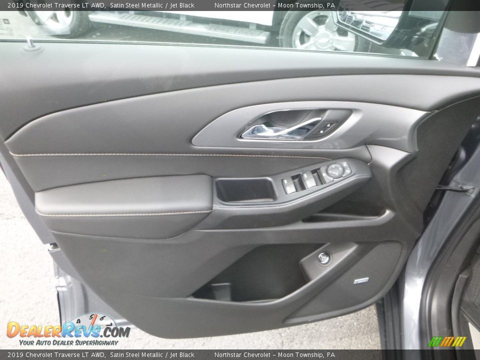 2019 Chevrolet Traverse LT AWD Satin Steel Metallic / Jet Black Photo #14