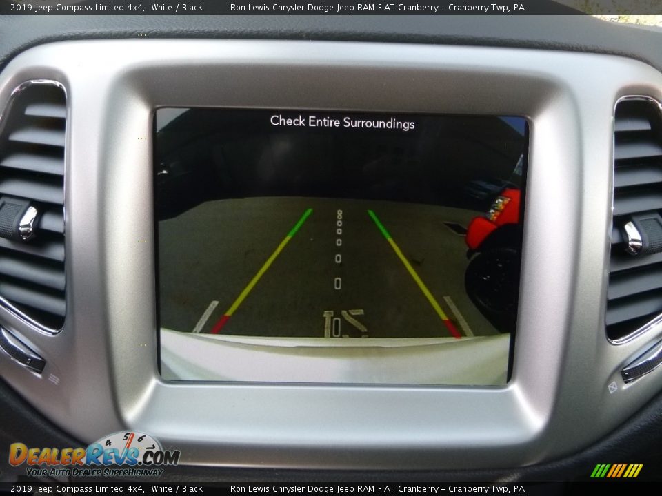 2019 Jeep Compass Limited 4x4 White / Black Photo #16