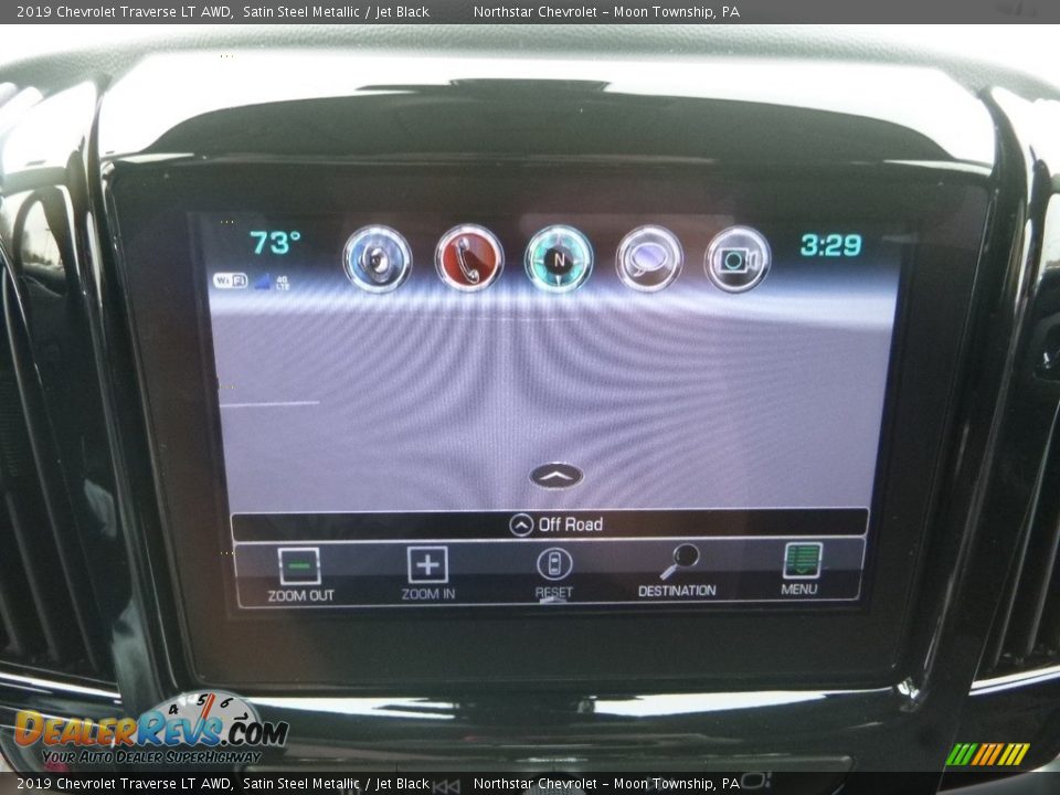 2019 Chevrolet Traverse LT AWD Satin Steel Metallic / Jet Black Photo #18
